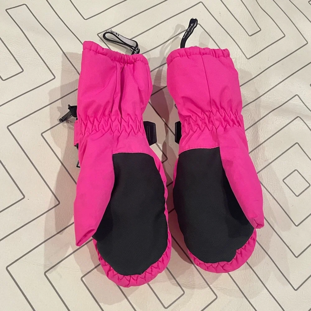 Pink Winter Mittens